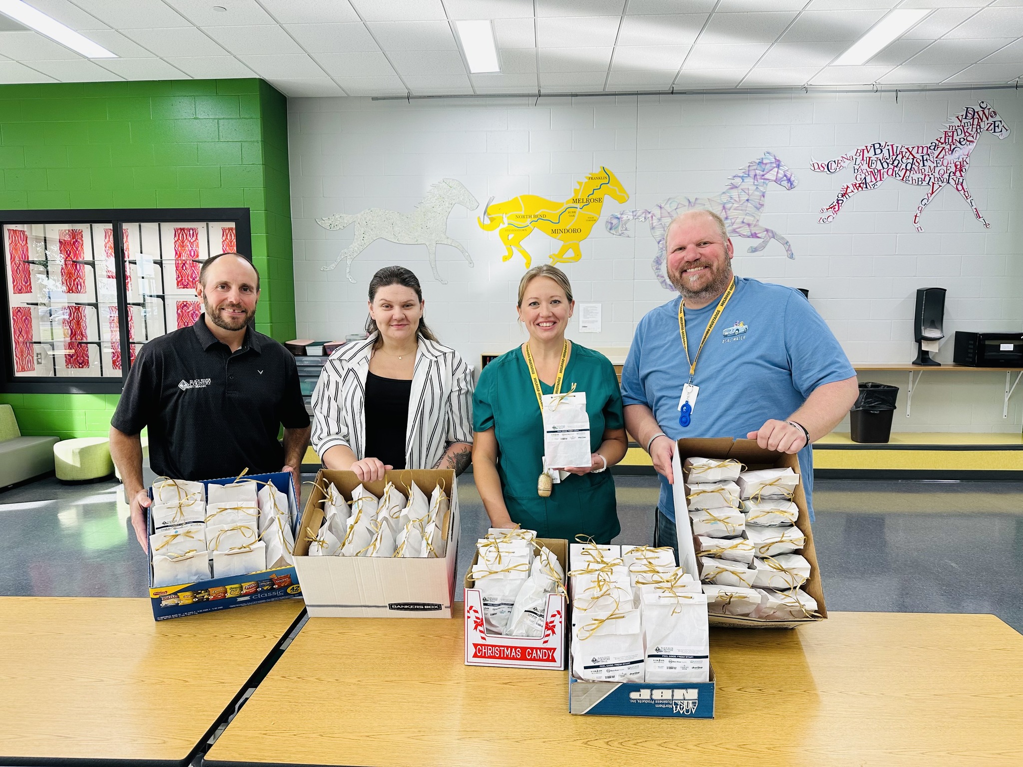 Military-connected families receiving community support